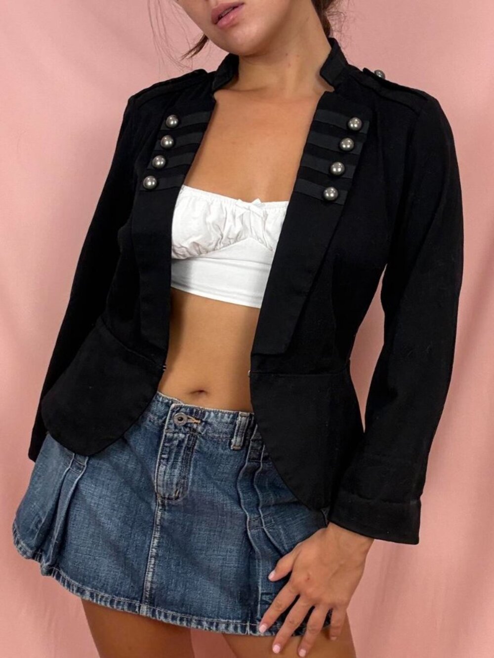 Y2K Military Styled Blazer